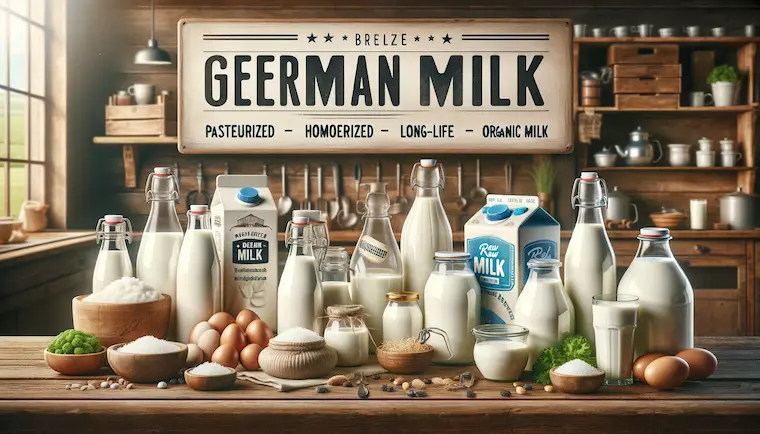 ドイツ牛乳の種類と加工方法